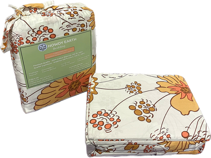 Fall Blooms Premium Thread Count (300TC) Bedsheet Set